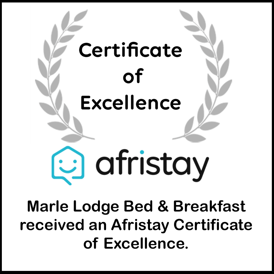 Marle’s Lodge Bed & Breakfast certificate